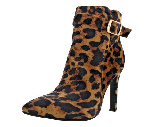 leopard suede boots