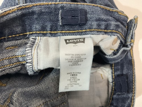 Levis 511 Kids Blue Jeans - Picture 10 of 14