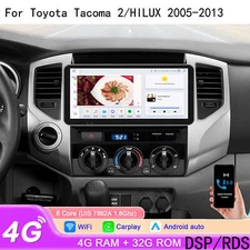 10.33'' Android 13 CarPlay Car Stereo 4+32GB For Toyota Tacoma 2/HILUX 2005-2013