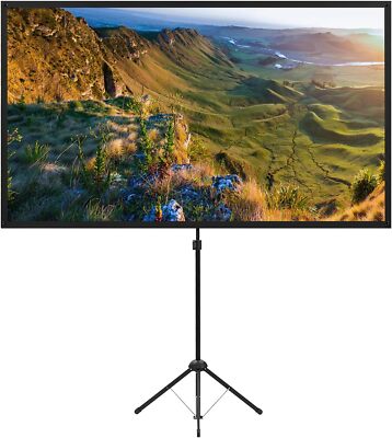 NEW TaoTronics 100  Projector Screen with Stand, Indoor Outdoor *FREE SHIPPING*
