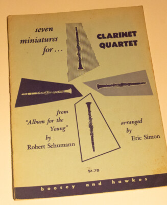 7 Miniatures for Clarinet Quartet, Arr by Eric Simon
