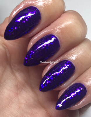 BLUESKY Nagellack-Gel „Video Violett“ – UV/LED Aushärtbar, 10 Ml + 2 Glanztücher