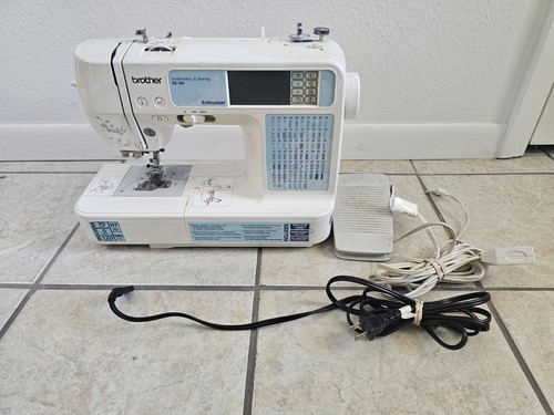 RARE Brother SE350 Computerized Embroidery-Sewing Machine Complete - 第 1/23 張圖片
