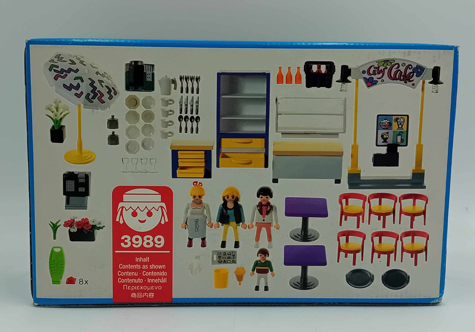 Lot Playmobil Vintage - Maison 3959, Café 3989, Caisse Enregistreuse 3201 - Occasion