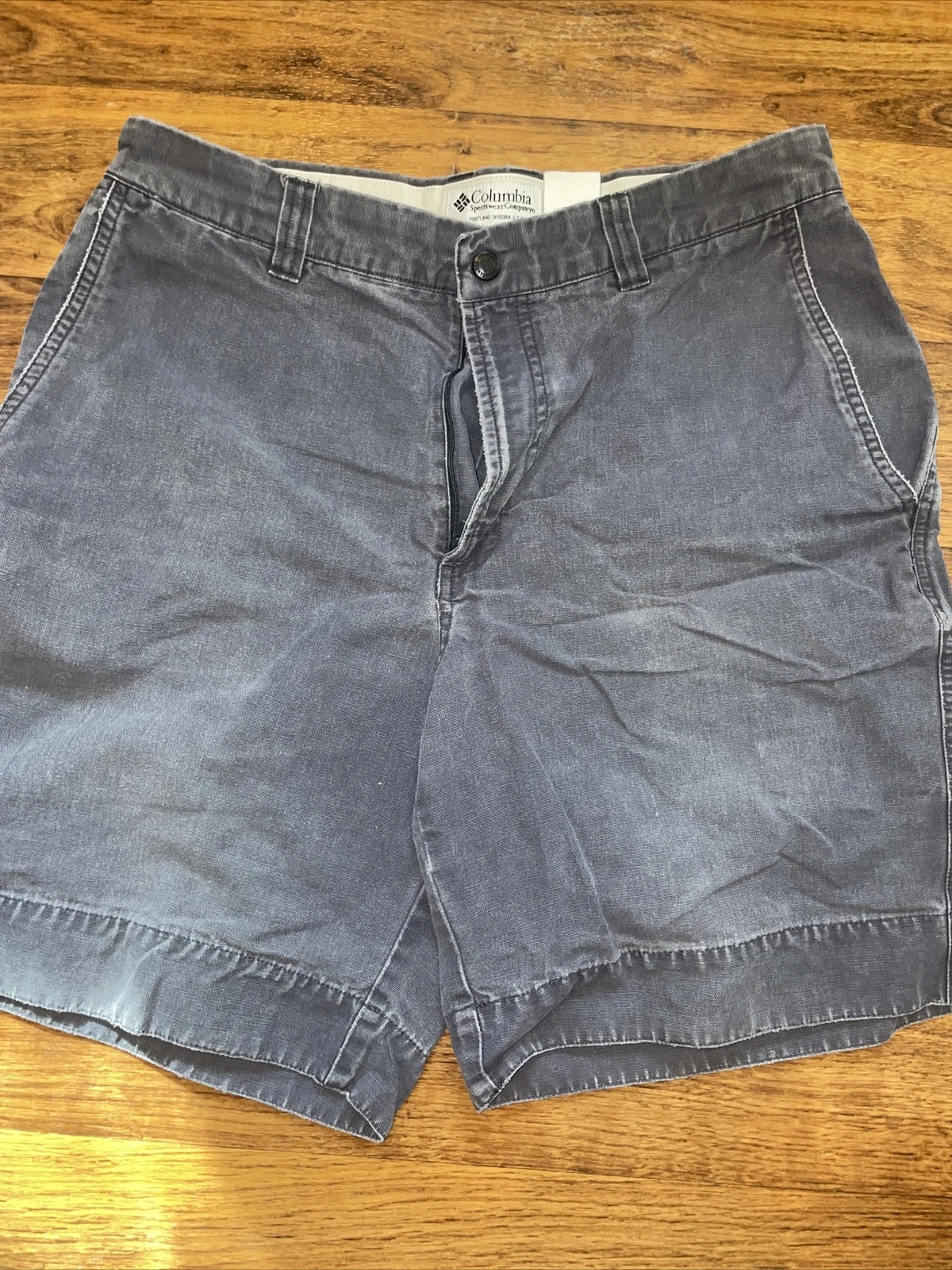 Columbia Sportswear Shorts Mens 32 Gray Casual Cotton Outdoor Hiking Fishing