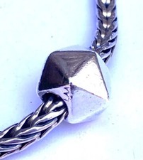 RETIRED SILVER TROLLBEADS WATER BEAD LAA 925 TAGBE-30020 SIGNED