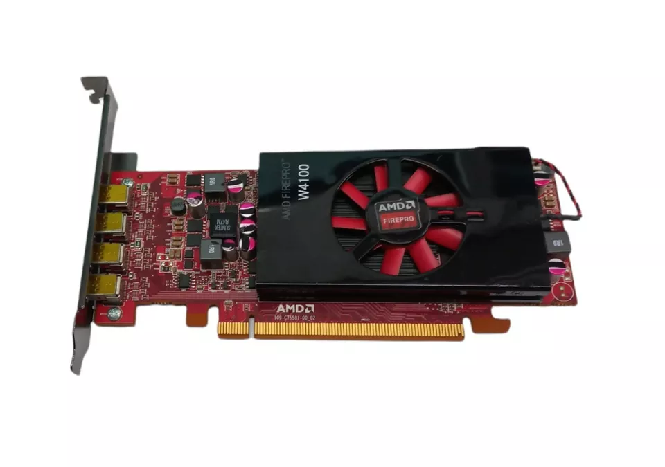 AMD FirePro W4100 2 GB GDDR5 PCIe Gen 3.0 Scheda Grafica Professionale video pc - Immagine 4 di 4