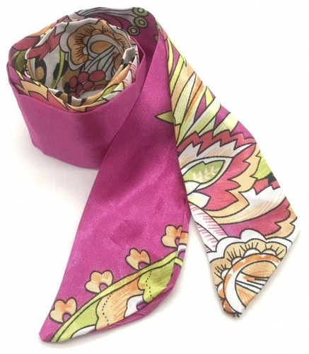 Tuch Seidentuch Tasche Schal Satin Band Haarband Schleife Bandana Krawatte   - Bild 24 von 26