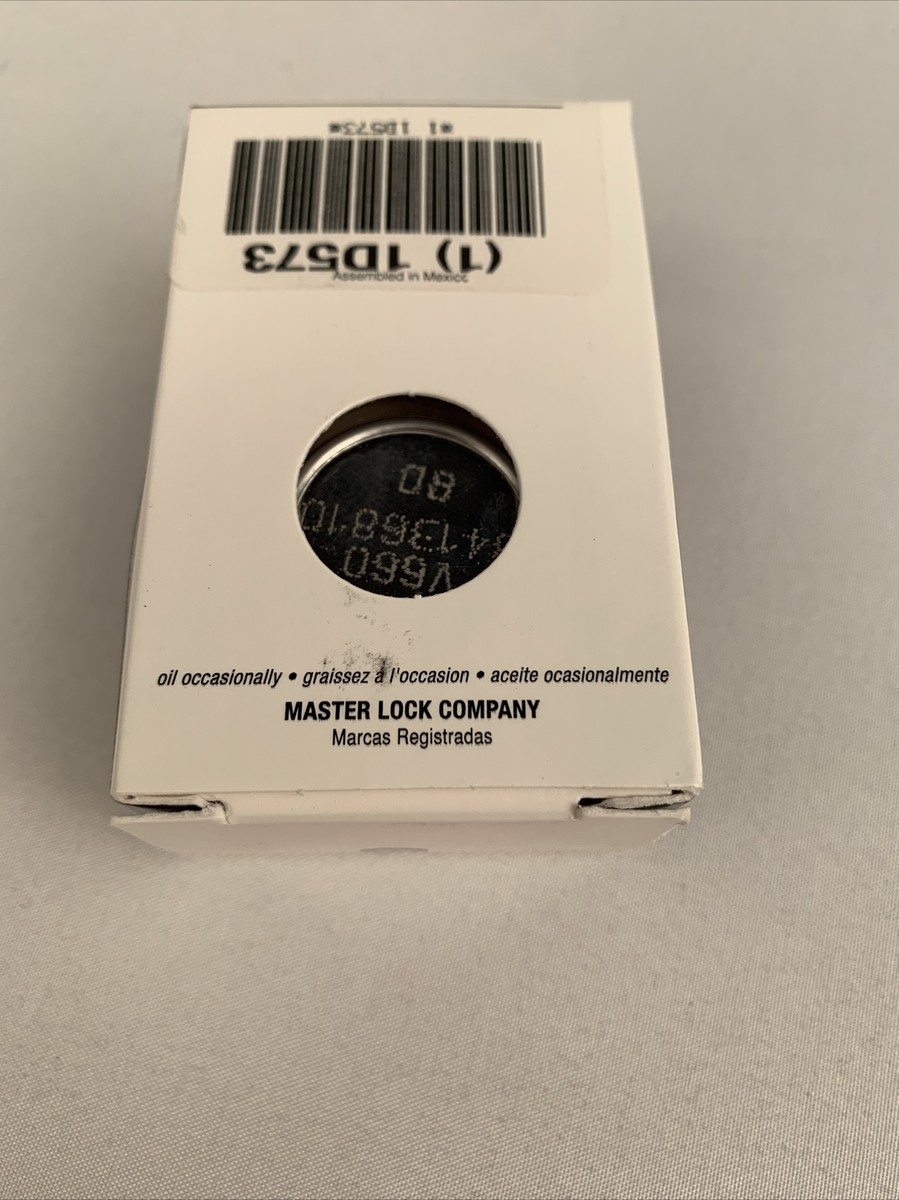 Lot De 5 Cadenas à Combinaison Master Lock 1D573 - La Plupart Neufs