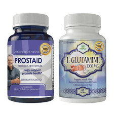 Saw Palmetto Prostate Health Supplements  L-Glutamine Supports Muscle Growth