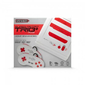 Retro-Bit Super RetroTrio+ Plus HD Console 720p for SNES/NES Games