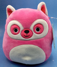 Original Squishmallows Lucia 8" Hot Pink Lemur 2022 Kellytoy Tags Stuffed Animal