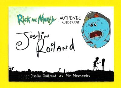 2018 Cryptozoic Rick and Morty Season 1 Autograph JR-K Justin
