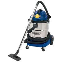Draper 50l 1500w 110v Wet And Dry Vacuum Cleaner With Stainless Steel Tank Draper 50l 1500w 110v Wet And Dry Vacuum Cleaner With Stainless Steel Tank