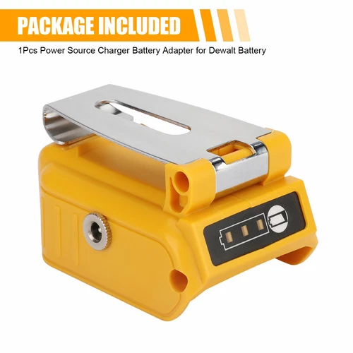 Dual USB Battery Charger Adapter Power Source Converter for Dewalt 14-21V Max US - Picture 10 of 10