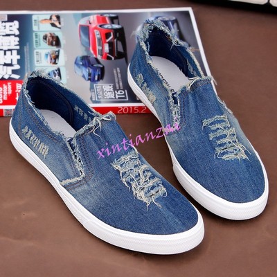 denim loafers shoes mens