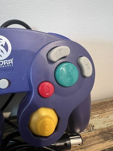 Hydra Performance Indigo Wired GameCube Controller TESTED Works - Picture 2 of 3