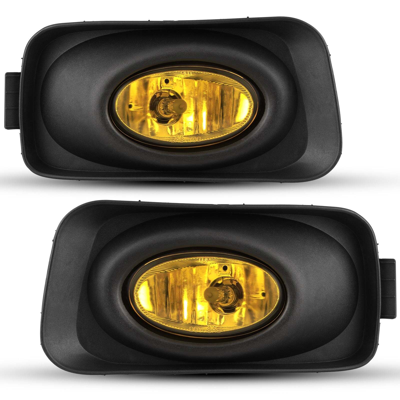 Halogen Fog Light Kit With Amber Lens For 2004-2005 Acura TSX Sedan
