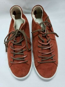 burgundy leather sneakers