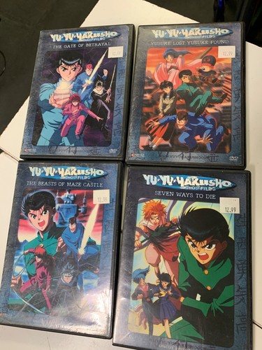 (4) Yu Yu Hakusho Ghost Files DVD - LOT - 第 1/10 張圖片