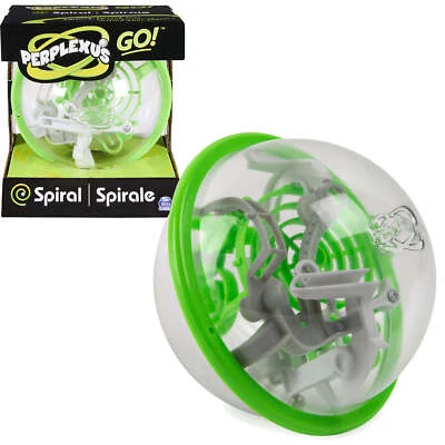 Perplexus Go! Spirale grüne Kugel Labyrinth Arcade-Spiel Spin Master