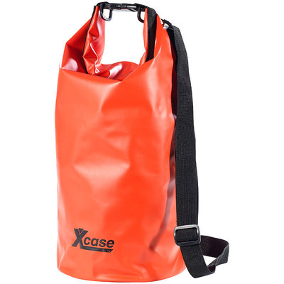 Xcase Wasserdichte Taschen: Wasserdichter Packsack 16 Liter, rot