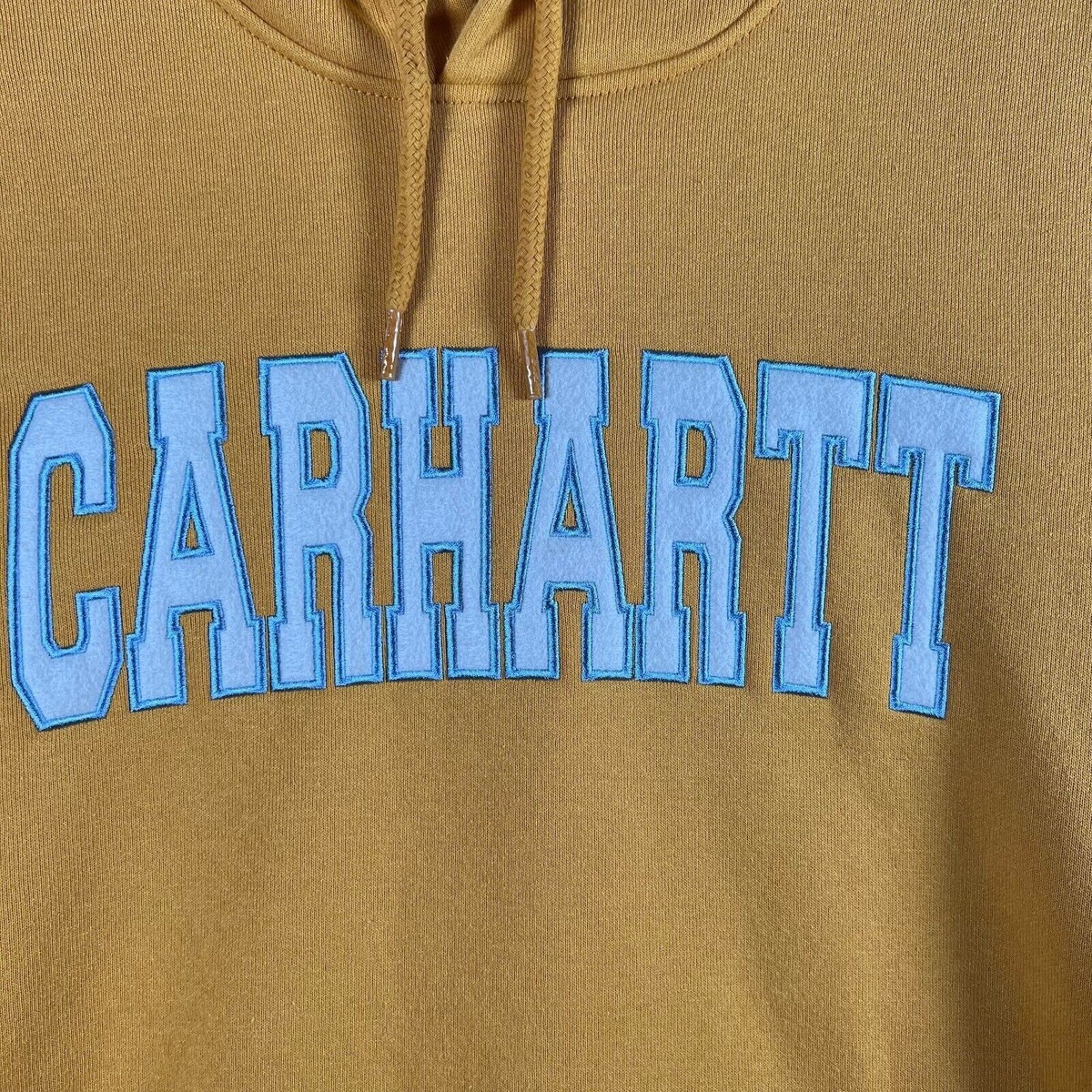 Carhartt TS6301M Men's Yellow Regular Fit Collegiate Logo Graphic