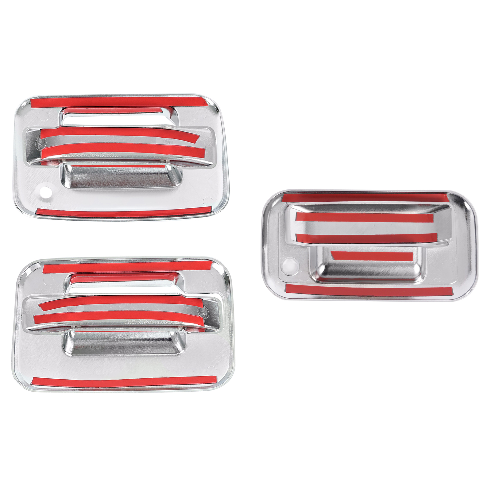 Fits 2004-2014 Ford F-150 F150 Chrome 4 Door Handle + Tailgate Handle Covers