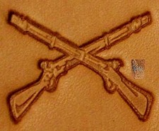 CRAFTOOL -  TANDY LEATHER FACTORY - 3D STAMP -  8688-00  -  RIFLES