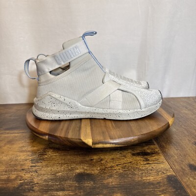 Puma Fierce Running Shoes Womens Sz Carolina Blue Gray Slip On