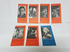 1962 /63  7 x Bonner Kulturblätter - Mitteilungen der Theatergemeinde Bonn 