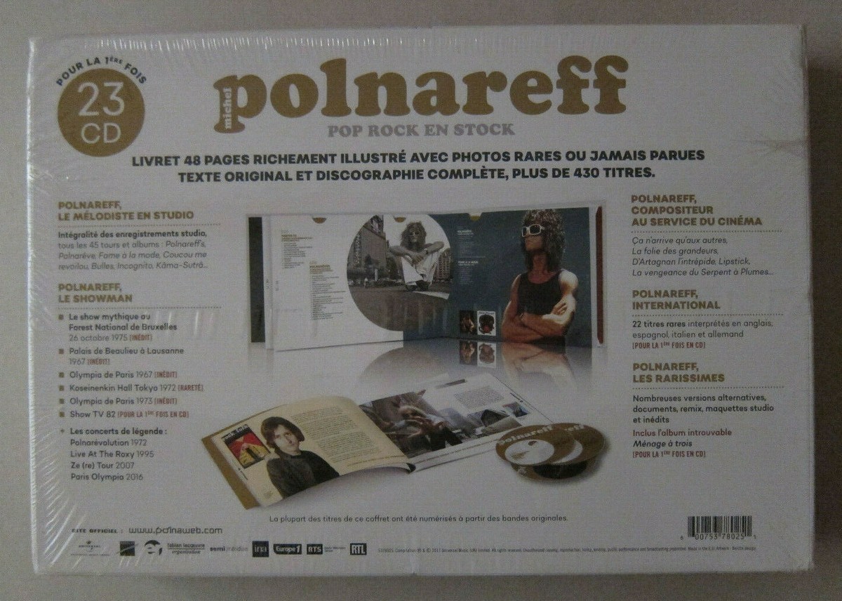 Polnareff - Pop Rock en Stock coffret 23 CD / état neuf - 2017 | eBay