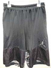 Air Jordan Dri-Fit Jumpman Black Athletic Basketball Shorts Boys Large