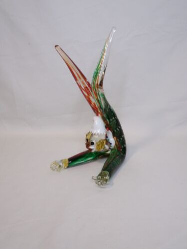 Vintage mundgeblasenes Murano Glas Clown Akrobat 9" JICO Made in Italy - Bild 4 von 11