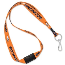 Denver Broncos WinCraft Breakaway Lanyard Keychain Licensed NFL NEW!! (CB)