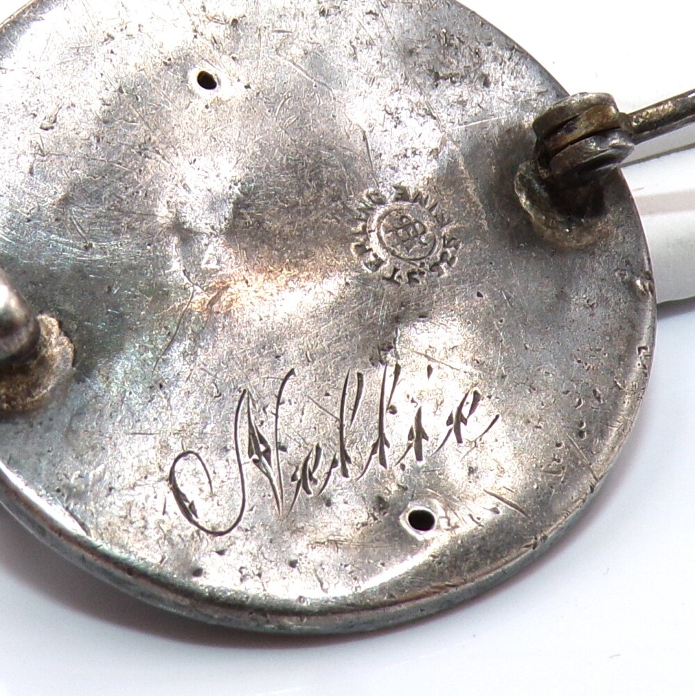 Unger Brothers Antique Art Nouveau Sterling Silver Lady Repousse Nellie ...