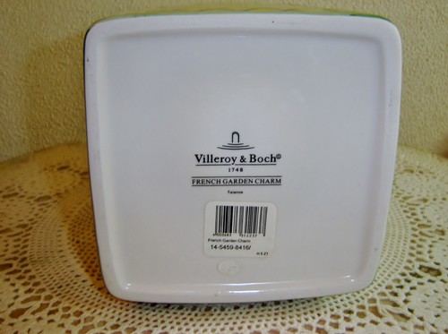 12 inch Villeroy & Boch Canister FRENCH GARDEN CHARM APPLE - Picture 4 of 5
