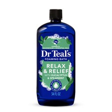 Dr Teal's Foaming Bubble Bath Eucalyptus Spearmint Epsom Salt 34oz