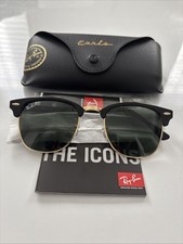 Ray Ban Sunglasses Clubmaster Black On Arista ORB3016