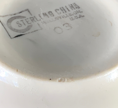 AHWAHNEE HOTEL, YOSEMITE ~ STERLING CHINA ~ INDIVIDUAL CREAMER ~ RESTAURANT WARE - Picture 9 of 10