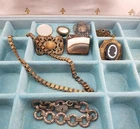 Antique to Vintage Costume Jewelry Lot 1920s - 30s Read Description