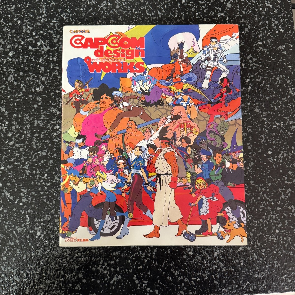 CAPCOM design WORKS Art Book Illustration | eBay