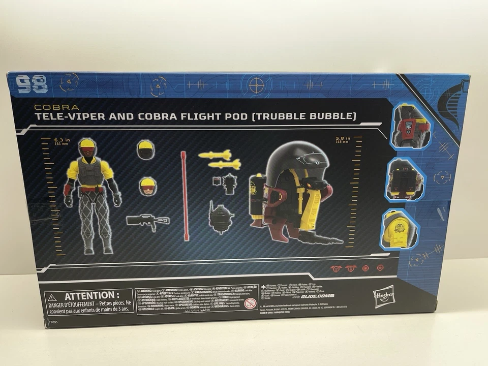 G.I. JOE Classified Python Tele-Viper & Cobra Flight Pod (Trubble Bubble) #98 GI - Image 2 of 2
