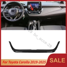 Carbon fiber Dashboard center Air Vent Trim For Toyota Corolla 2019-2025