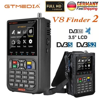 GTMEDIA V8 Finder2 3.5''LCD Satfinder DVB-S2/S2X HD Digital SAT Finder Messgerät