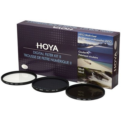 Hoya HK-DG49 II 49mm Filters w/ UV Circular Polarizer ND8x. Authorized Dealer