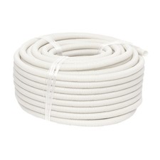 AVOL 25mm White Medium Duty Corrugated Conduit (25m)