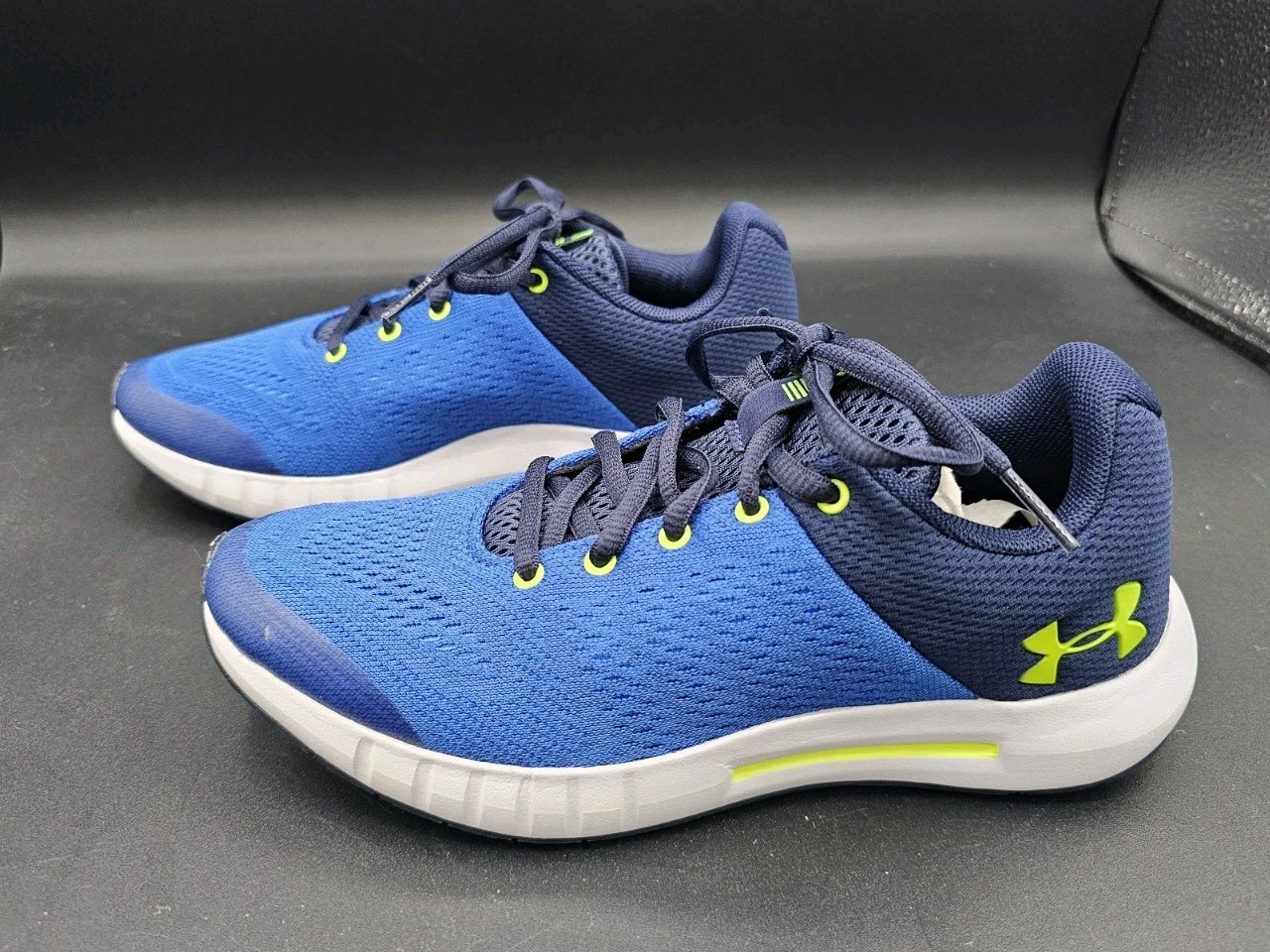 SAOLA Scarpe da ginnastica Under Armour Youth BGS Pursuit UA bambini running blu taglia 3 5 ragazzi