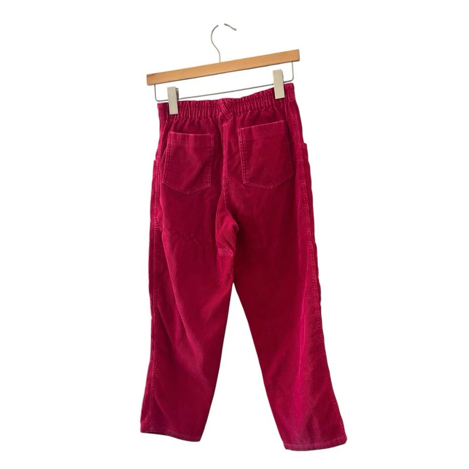 Vintage Lands End Pink Corduroy Pants Colorful USA Made Girls Size 8 - Image 3 of 4