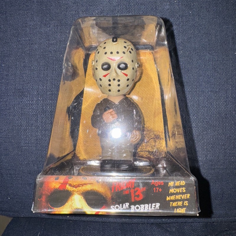 Friday the 13th Jason Voorhees SOLAR BOBBLER RARE - NEW NIB